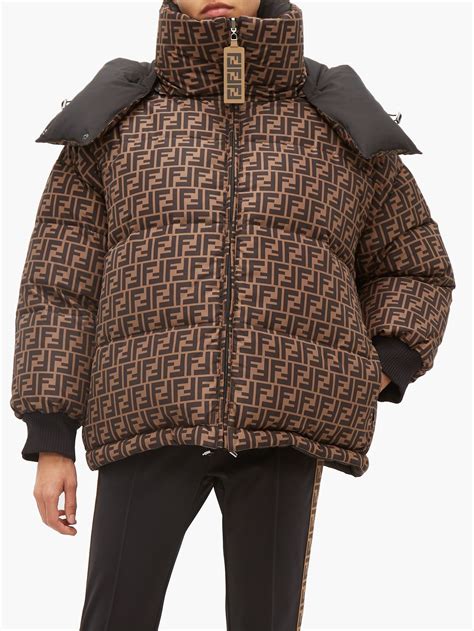 womens fendi puffer coat|Fendi puffer jacket women's.